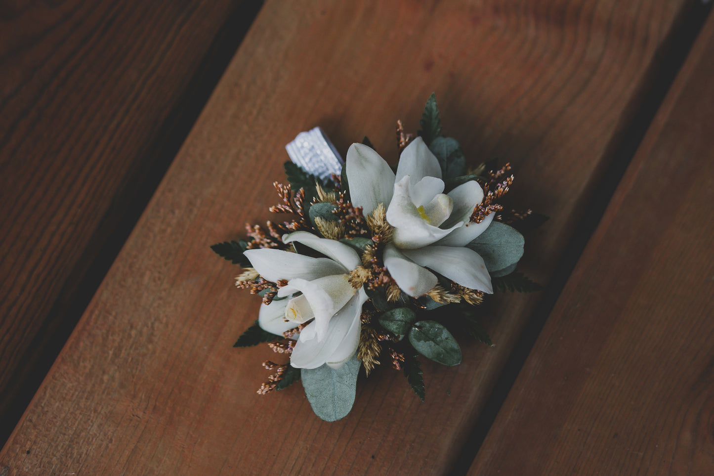 Lets get rustic Wristlet & Boutonniere