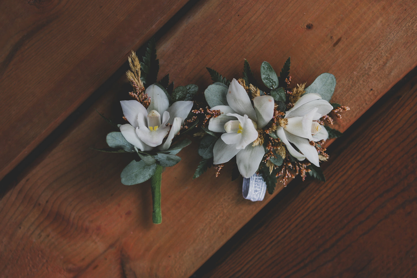 Lets get rustic Wristlet & Boutonniere