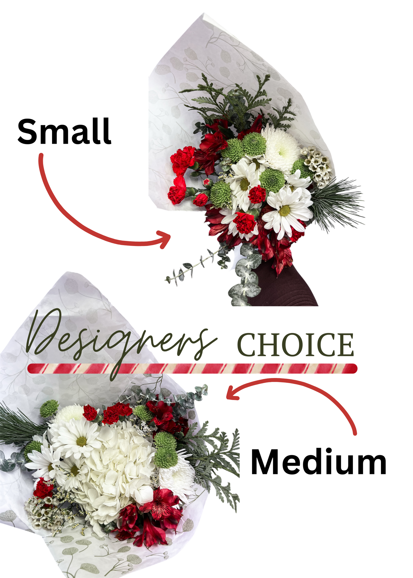 Macyks Christmas Grab & Go Bouquet