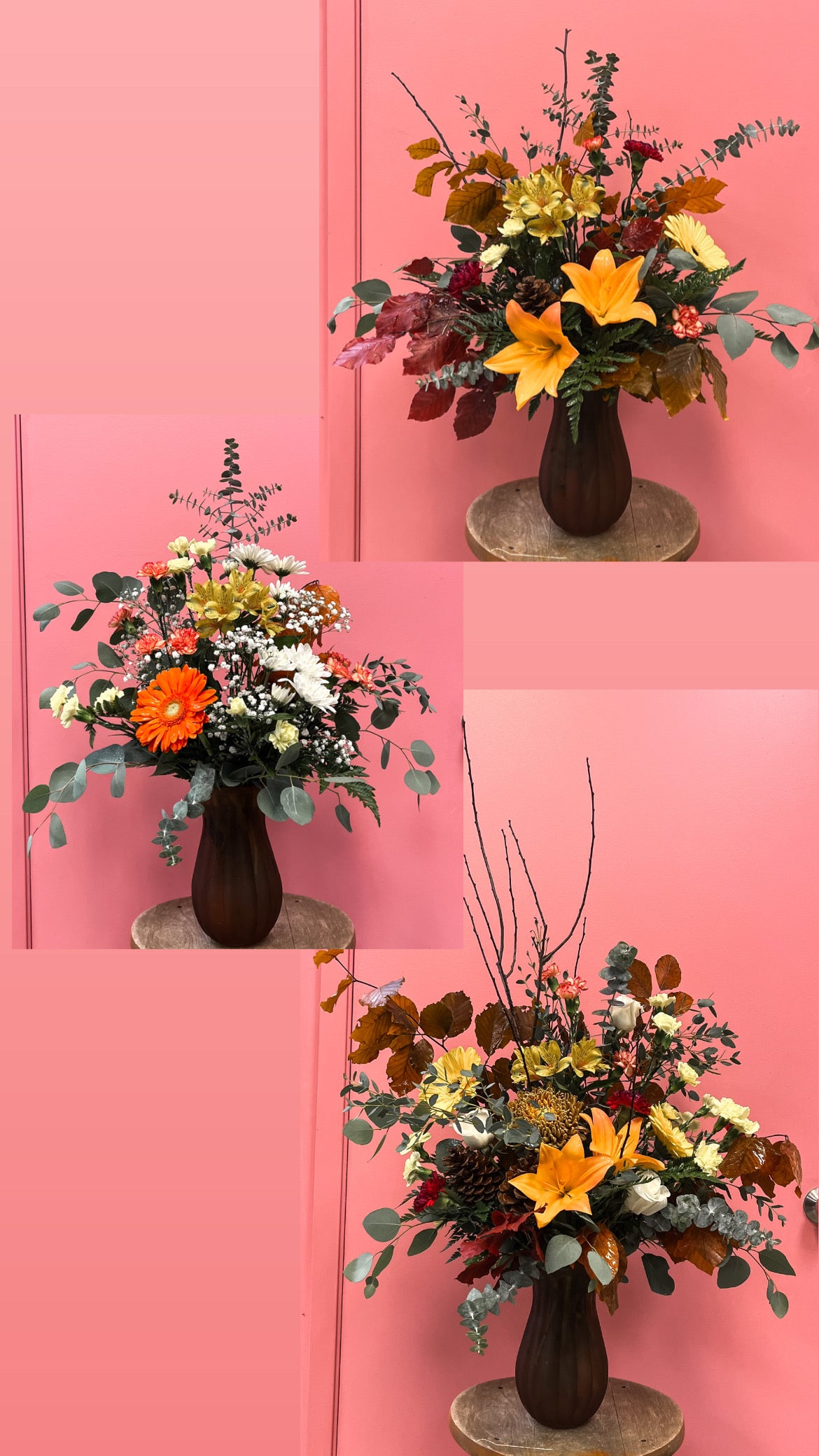 Loving Beauty Vase Trio