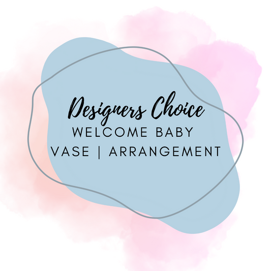 Welcome Baby Vase| Arrangement