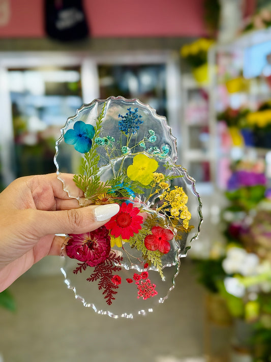 Floral Dream Resin Coasters