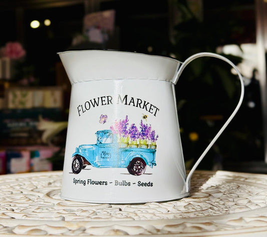 Flower market watering Can / Plant Pot