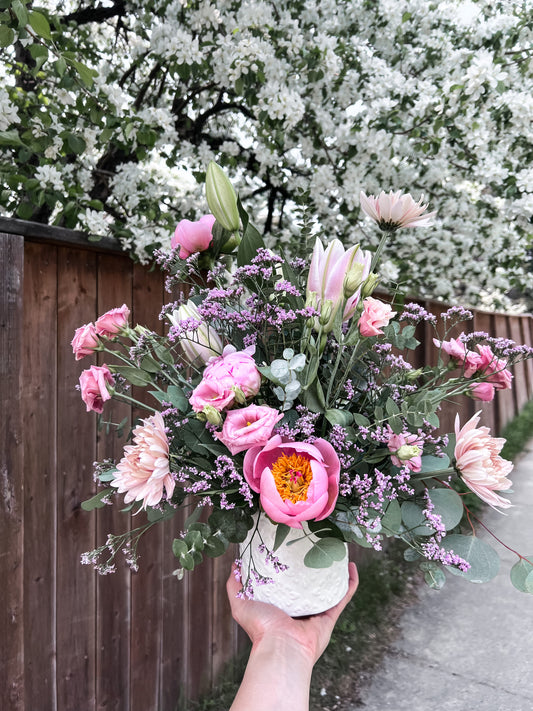 Pink Champagne Arrangement