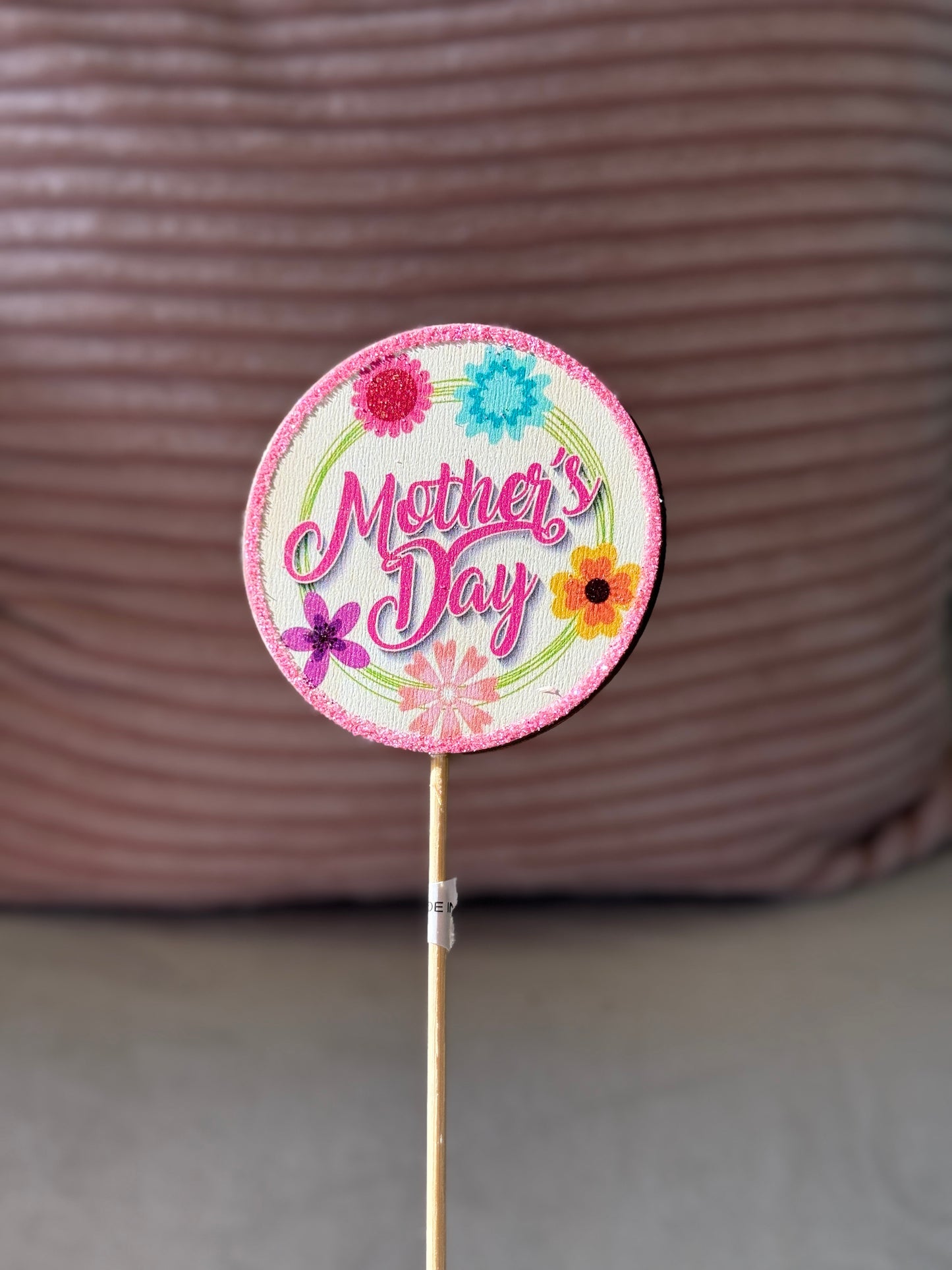 Mother’s Day Wooden Picks – Assorted Designs