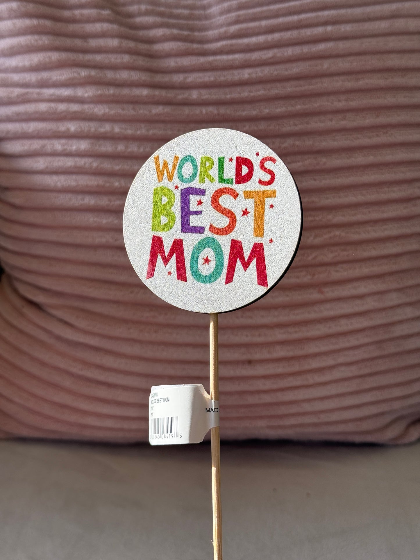 Mother’s Day Wooden Picks – Assorted Designs
