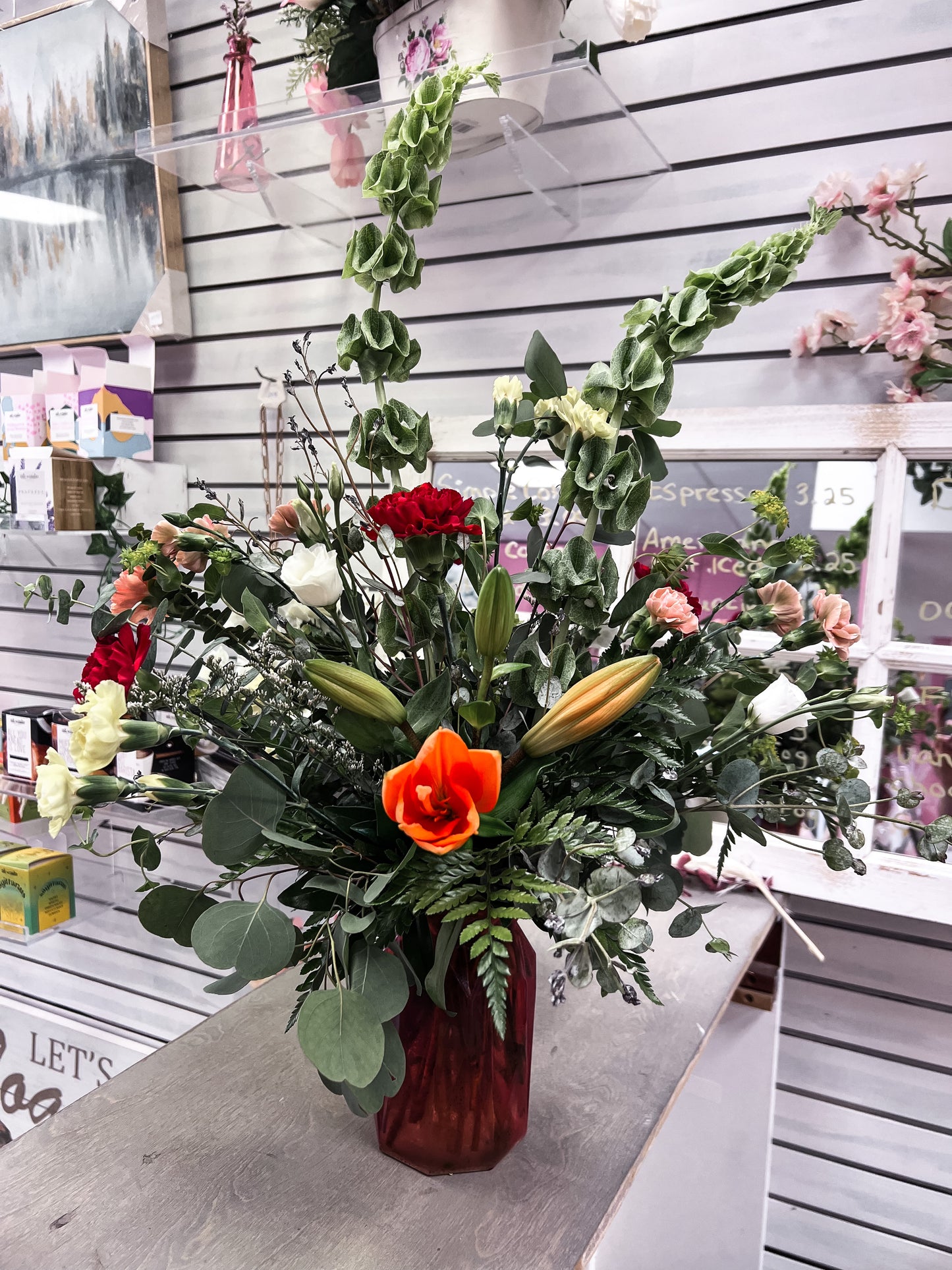 Orange Splash Vase