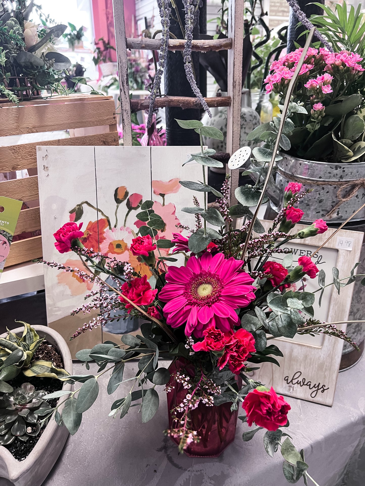 Brightly Pink Vase