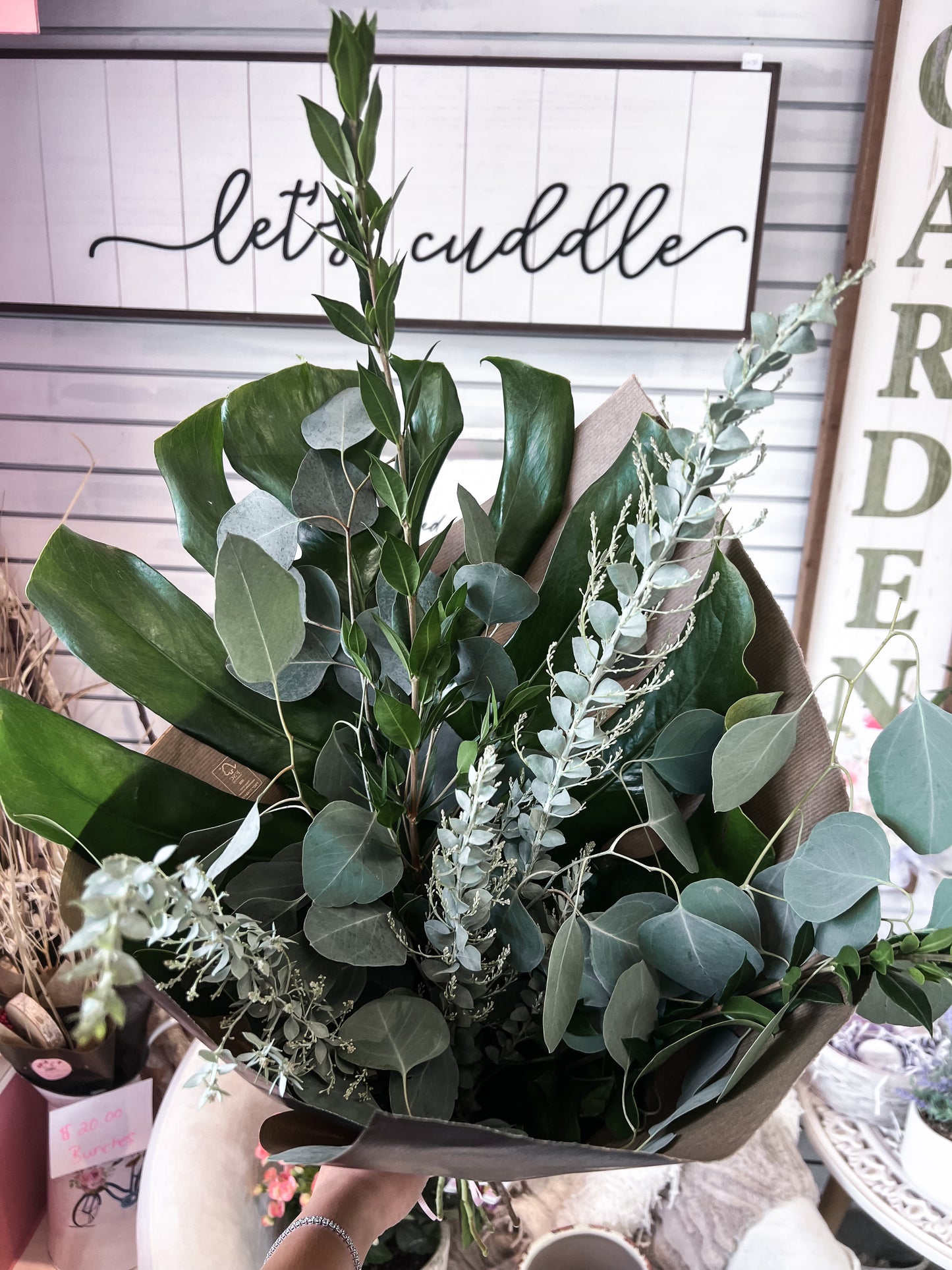 Monstera, Eucalyptus Bouquet