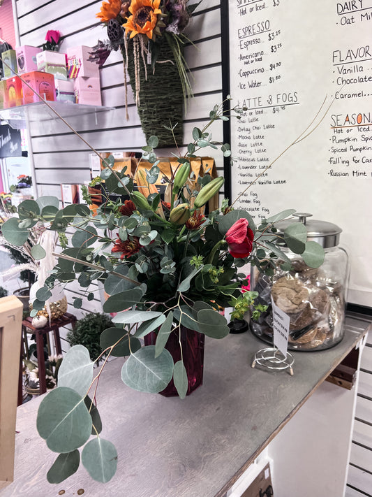 Flannel Blanket Vase