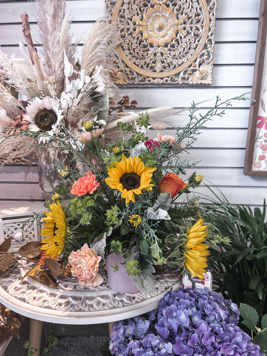 Fall Peach Arrangement