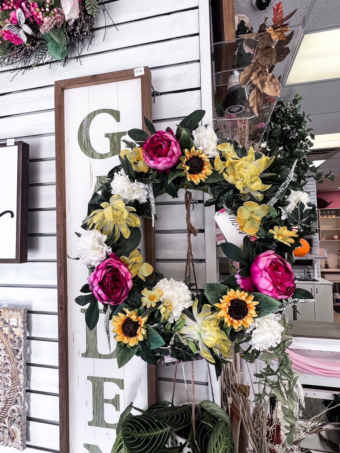 Vibrant Artificial Wreath