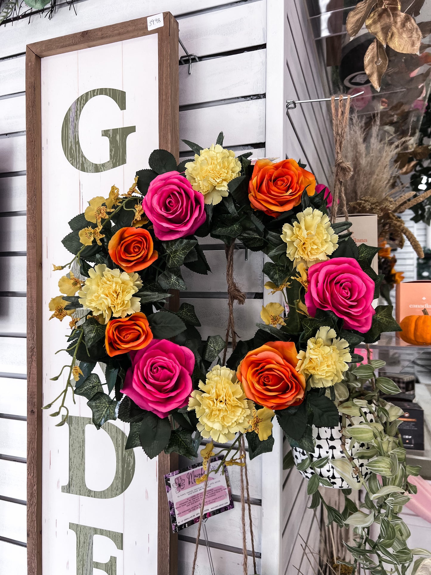 Bright Artificial Wreath