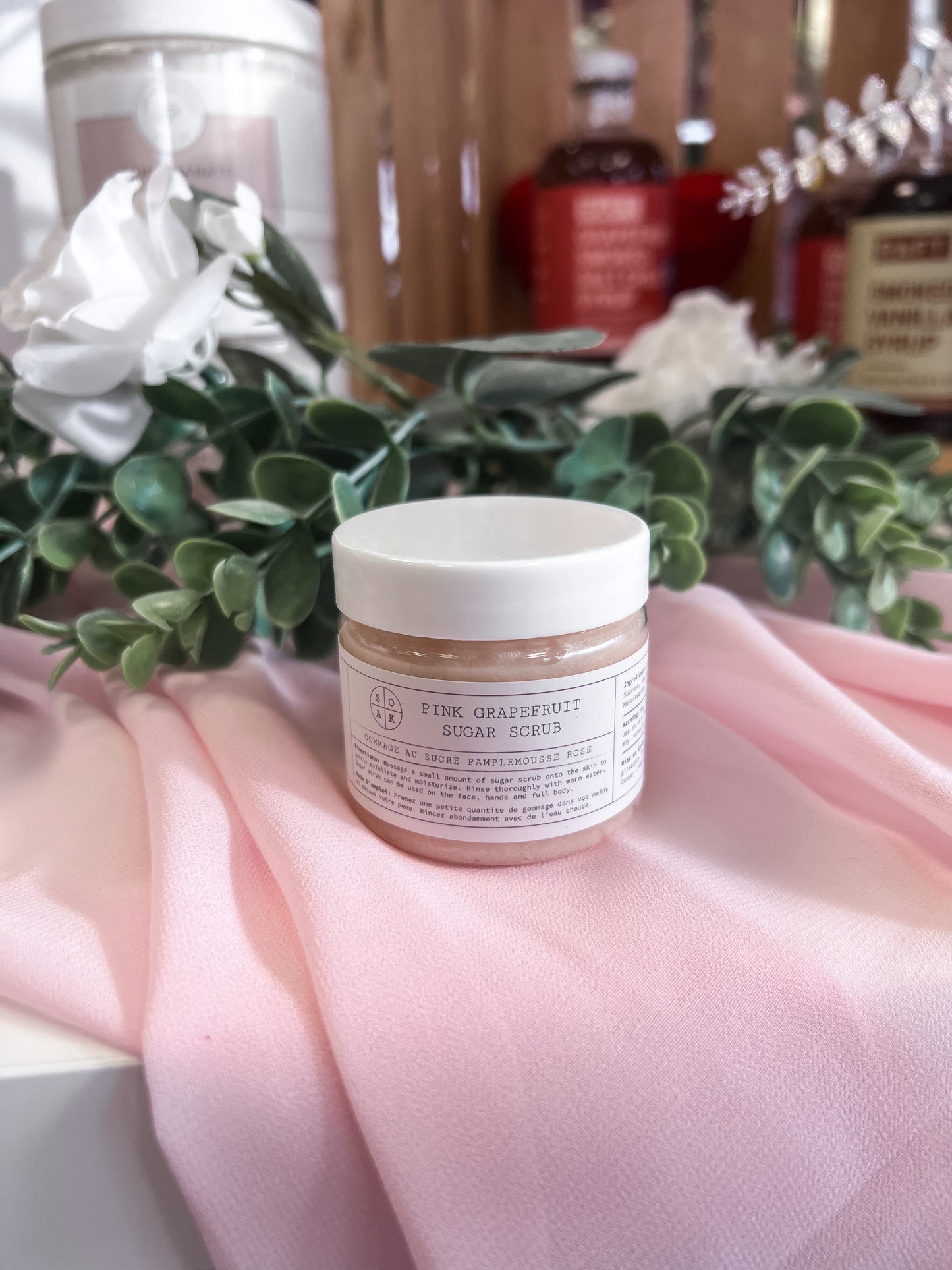 Pink Grapefruit Sugar Scrub – SOAK Bath Co
