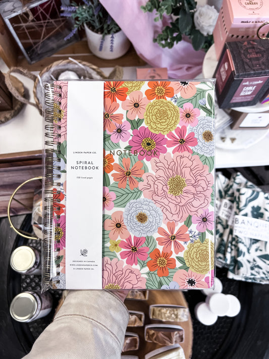 Summer Floral Spiral Notebook