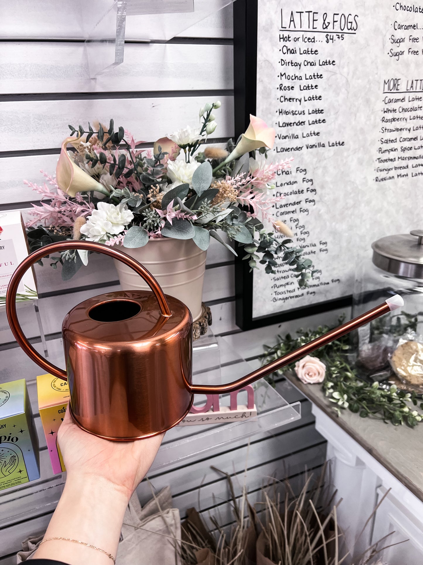 Copper Long Spout Watering Can