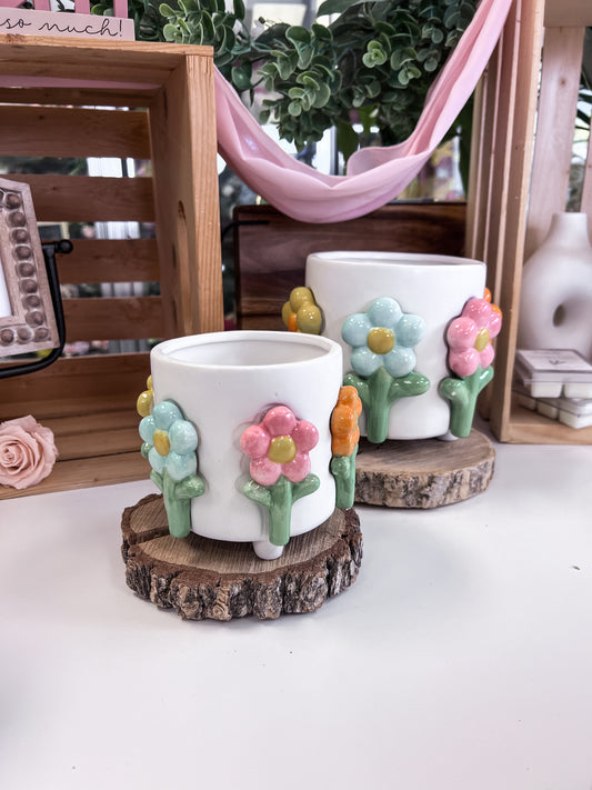 Floral Spring Pots
