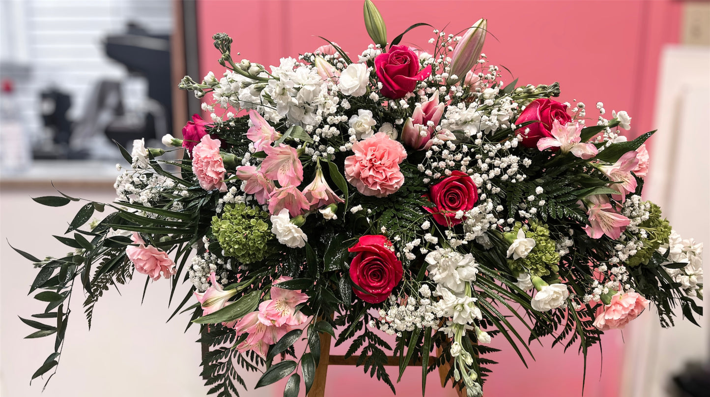 Vibrant Casket Spray