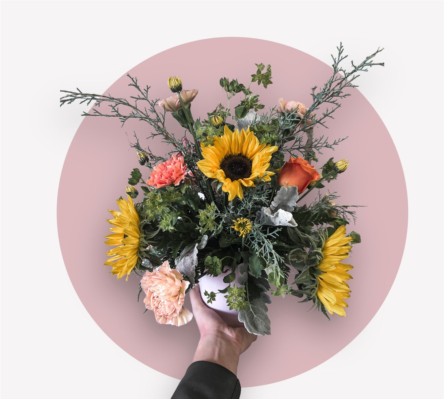 Fall Peach Arrangement