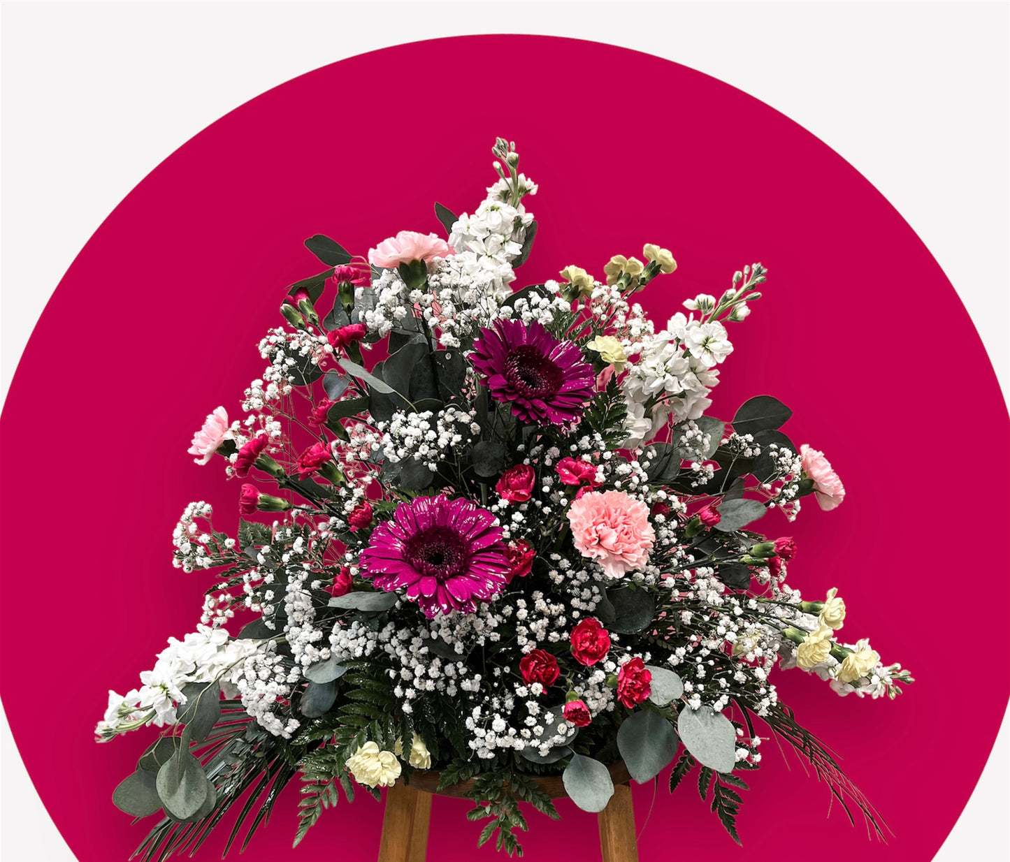 Babies Breath Funeral Arrangement