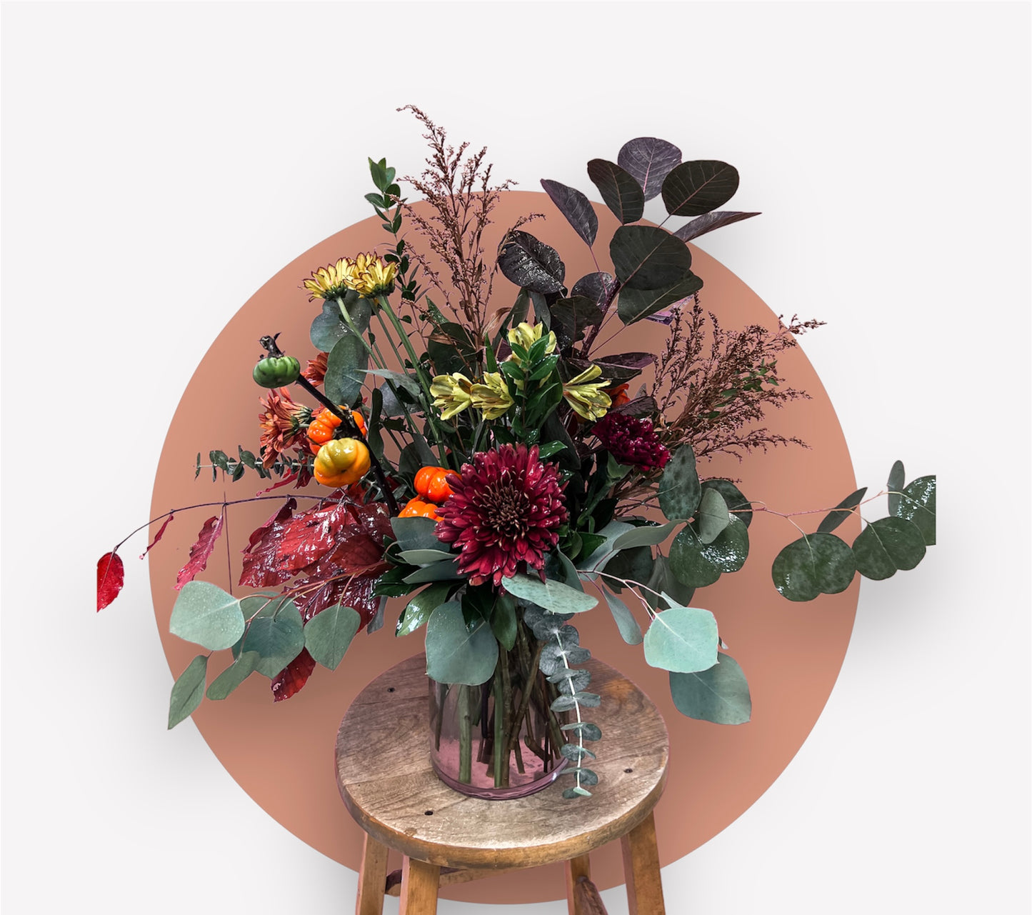 Pumpkin Trees Vase