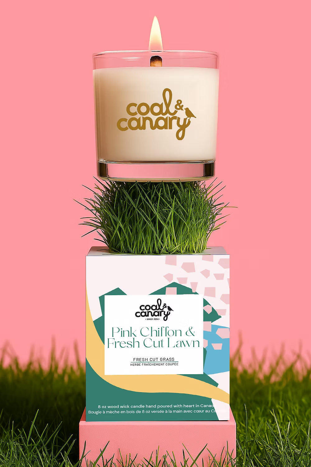 Pink Chiffon & Fresh Cut Lawn