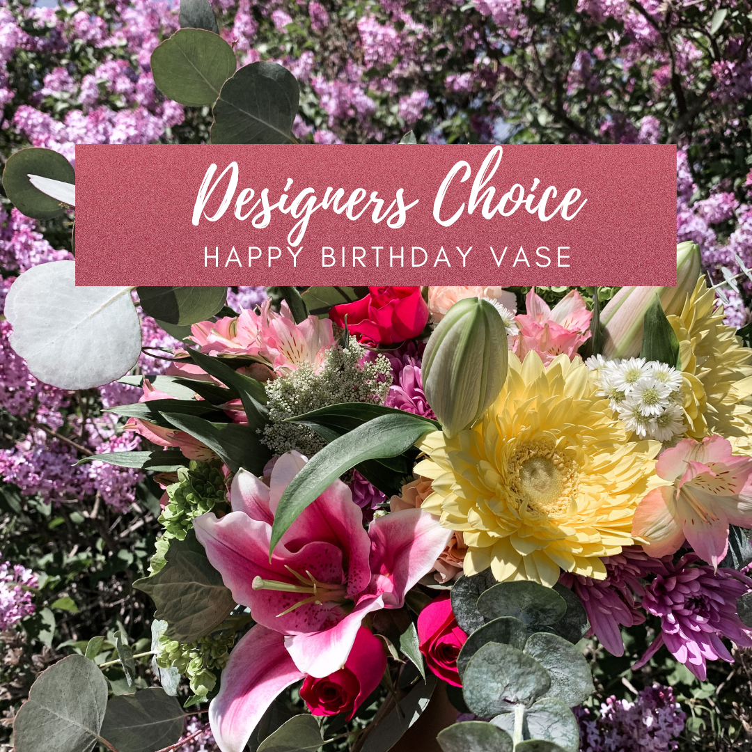 Happy Birthday Vase