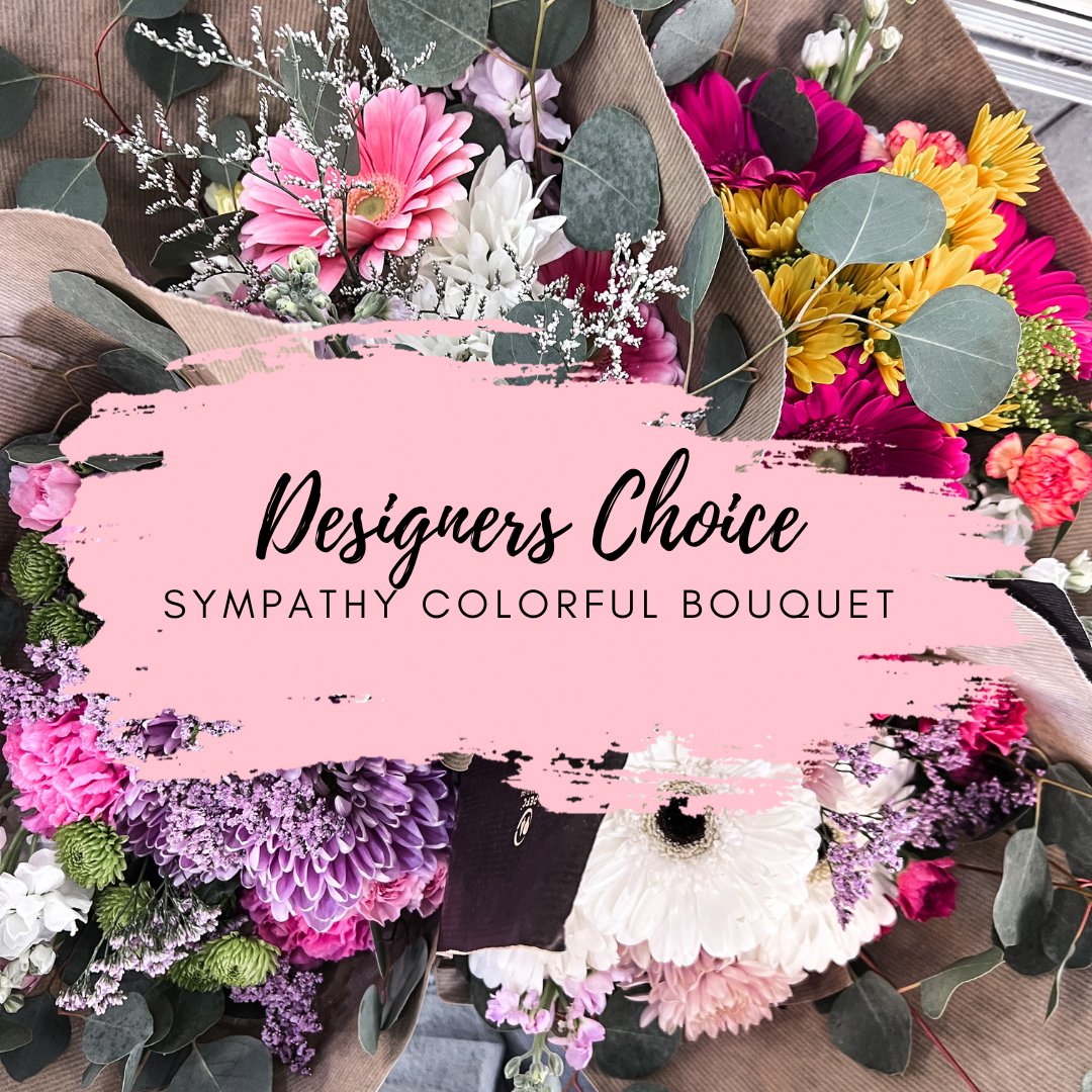 Colourful Bouquet For Sympathy