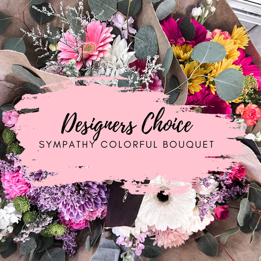 Colourful Bouquet For Sympathy