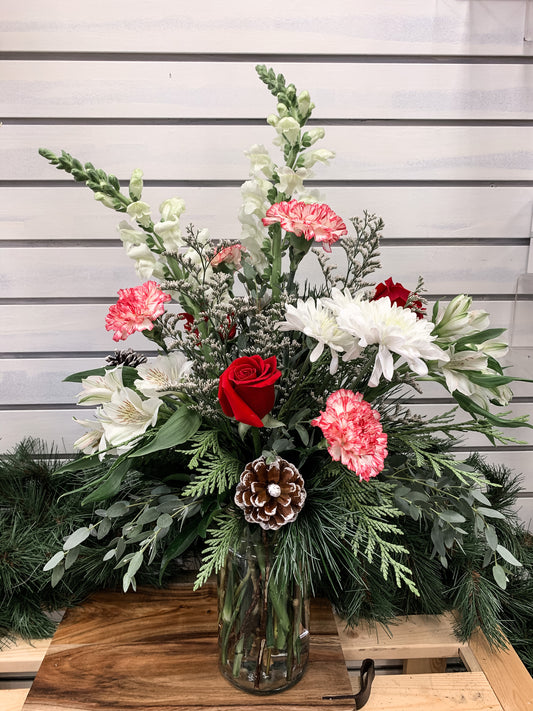 Holiday Cheer Vase