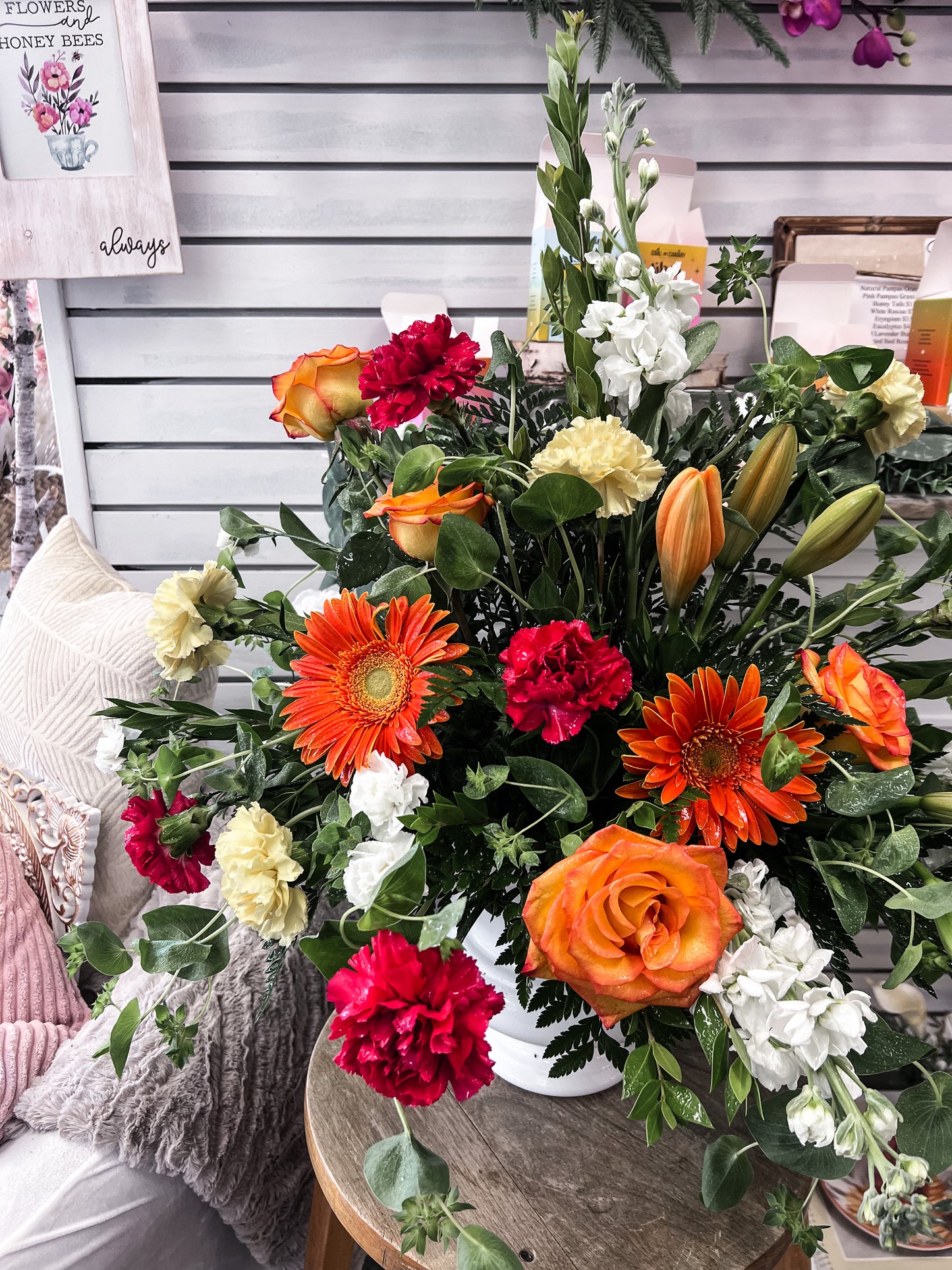 Sunset Skies Memorial Arrangment