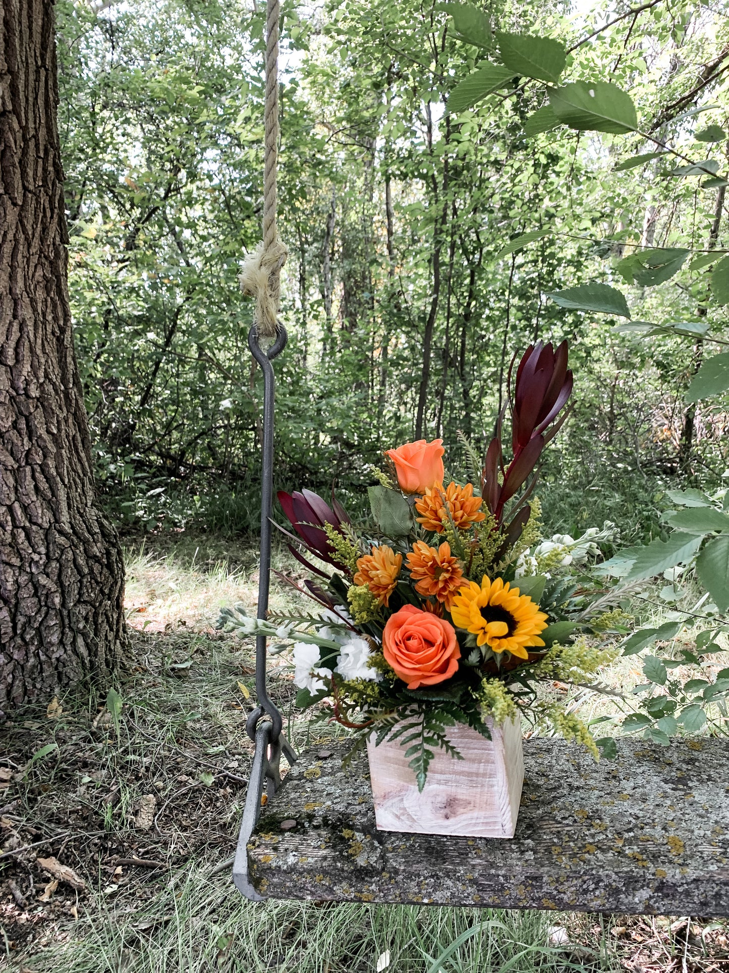 Wooden Box Arrangement