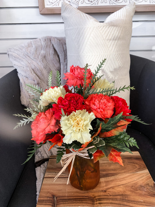 Simply Stunning Carnation Vase