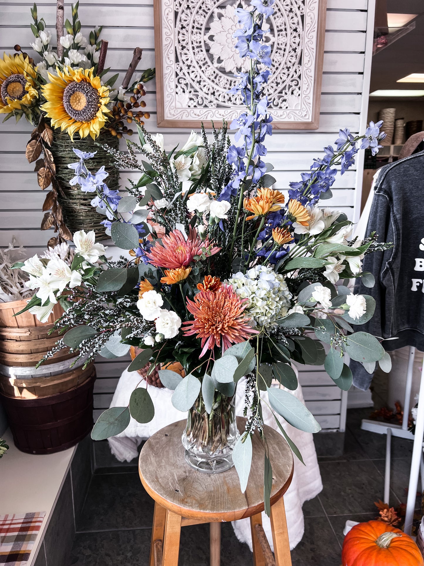 Blue Comforts Vase