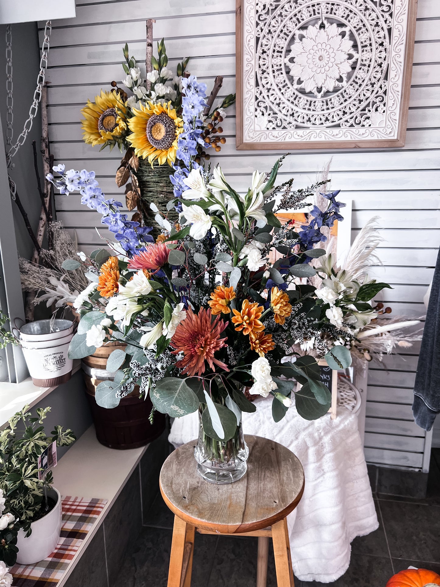 Blue Comforts Vase
