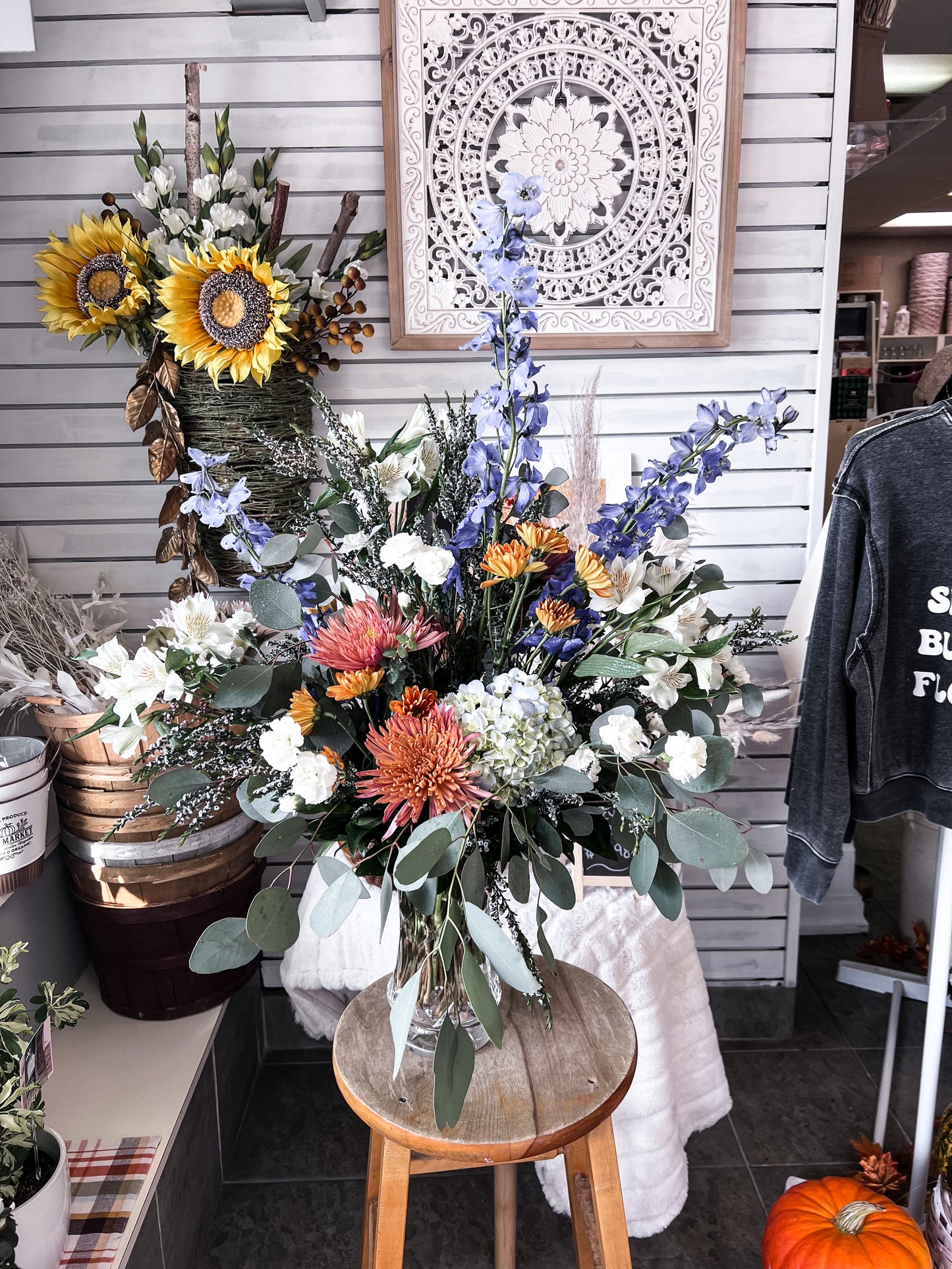 Blue Comforts Vase