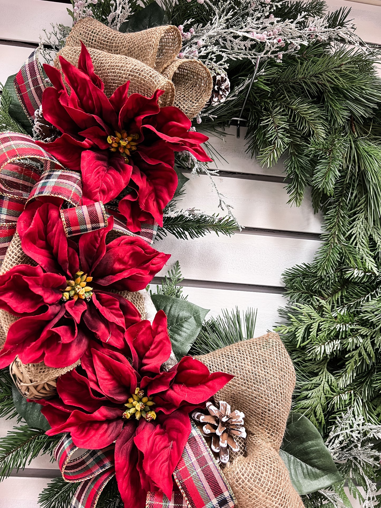 Plaid Traditions Fresh Wreath