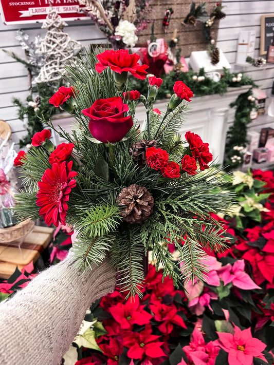 Macyks Christmas Vase