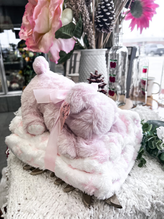 Baby Girl Plush & Blanket