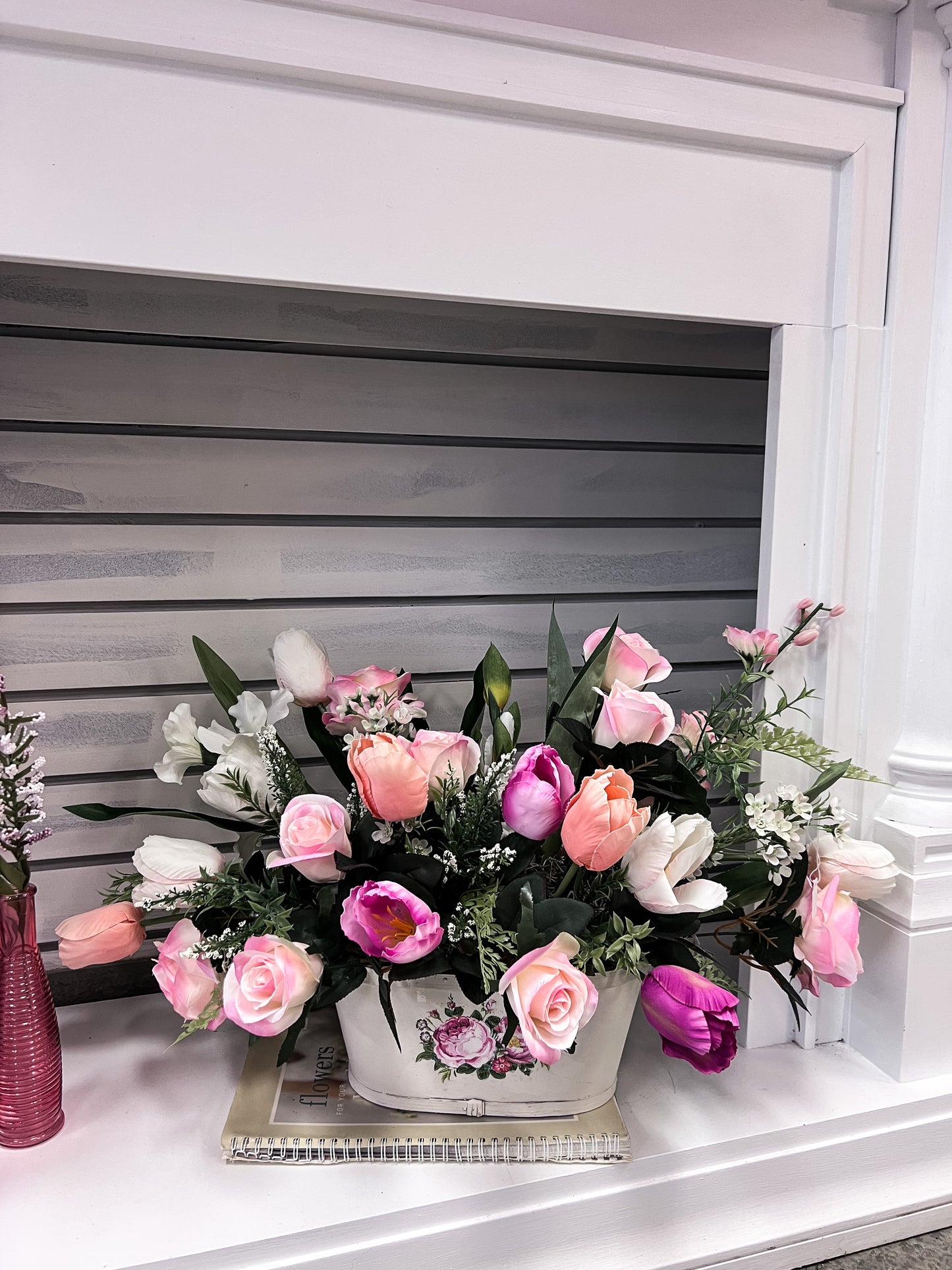 Tulip Garden Silk Arrangement