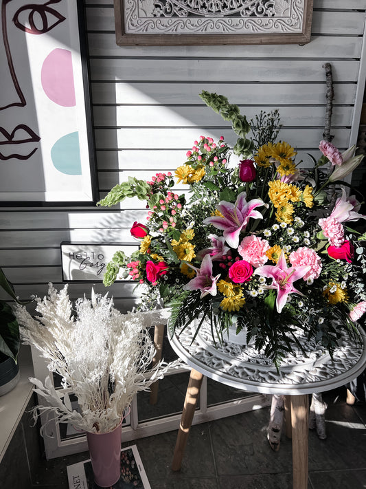 All Colour Memorial Service Arrangement