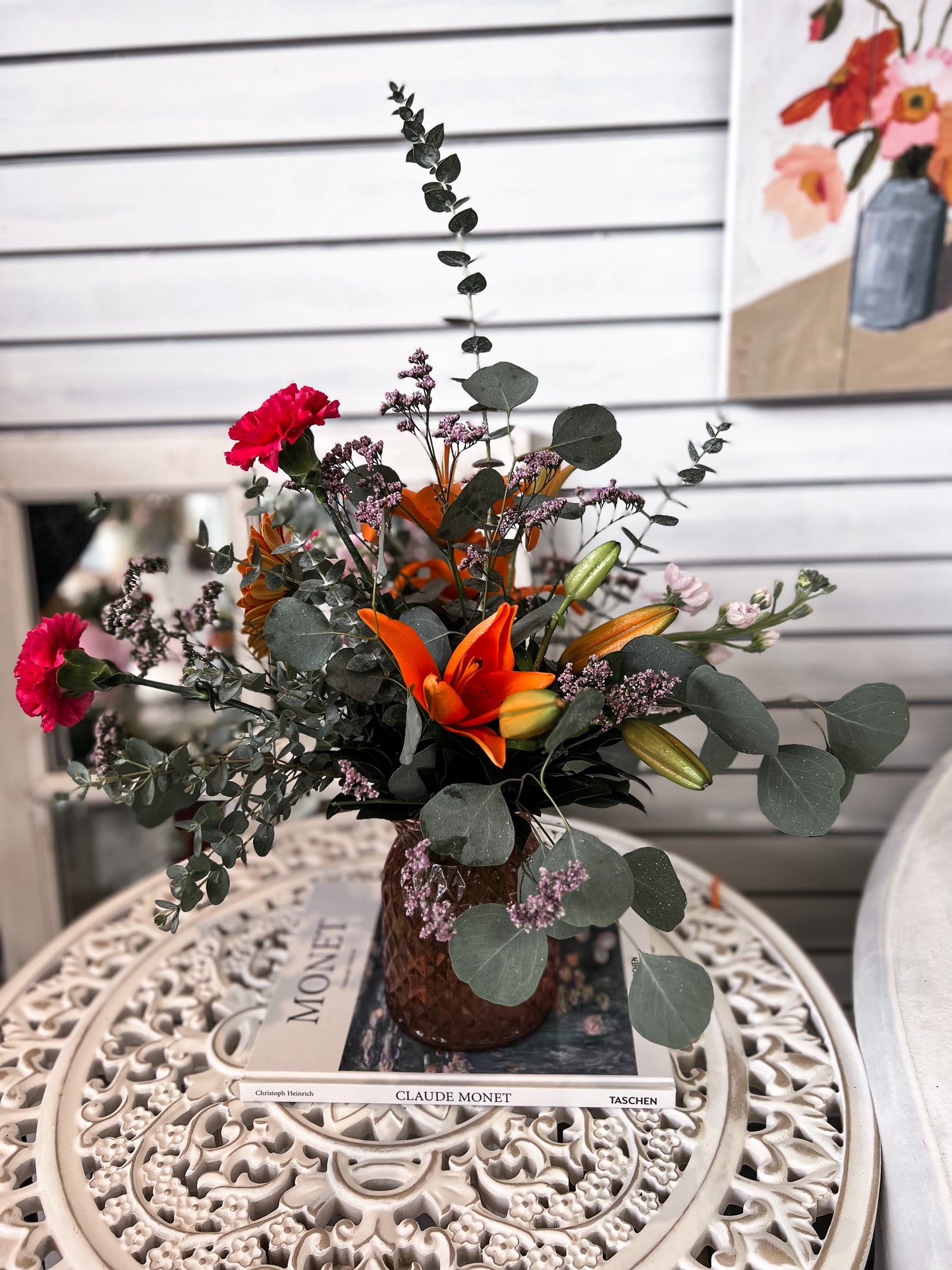 Orange you glad its spring Vase