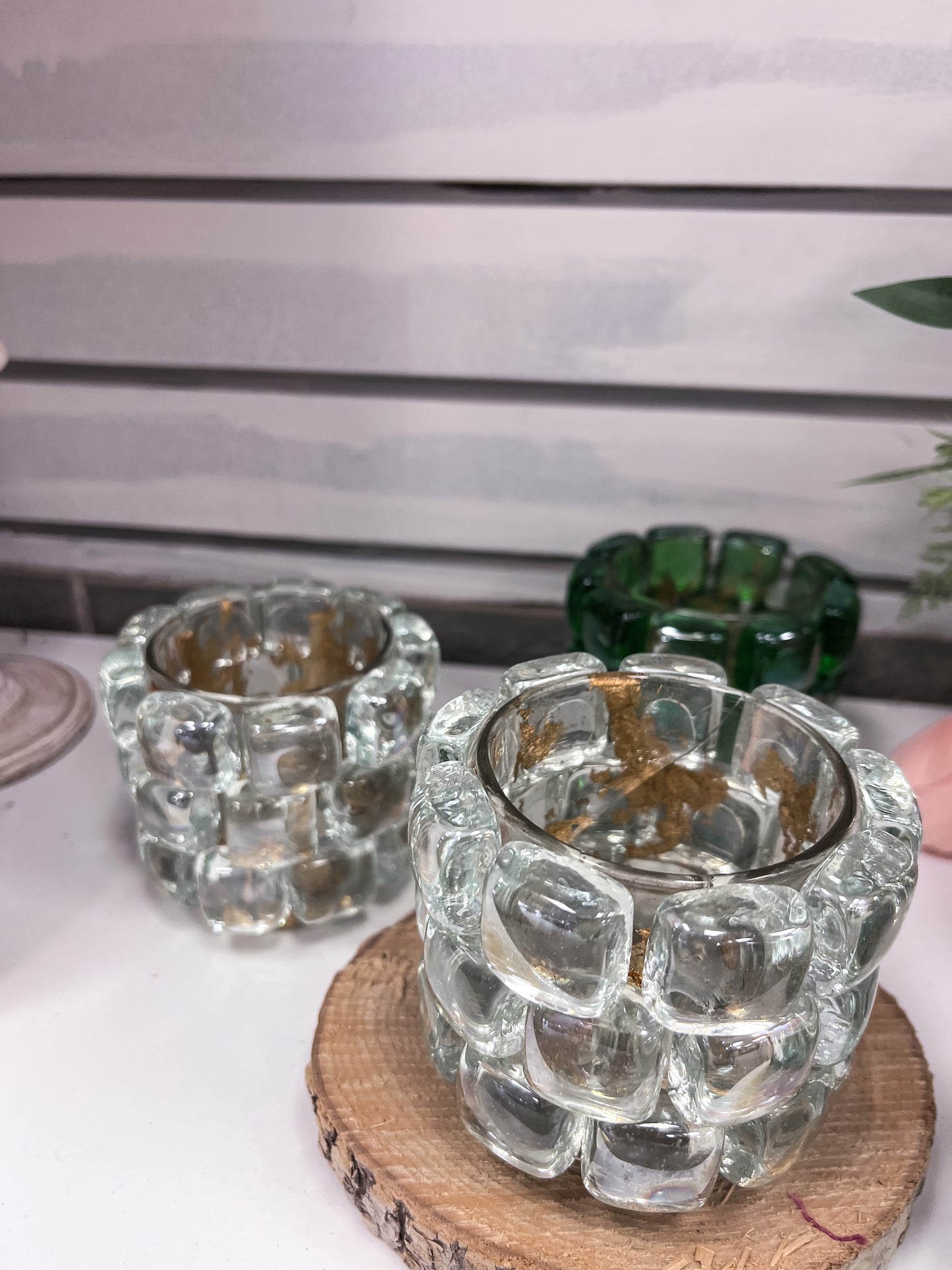 Mosaic Candle Holder/ Decor