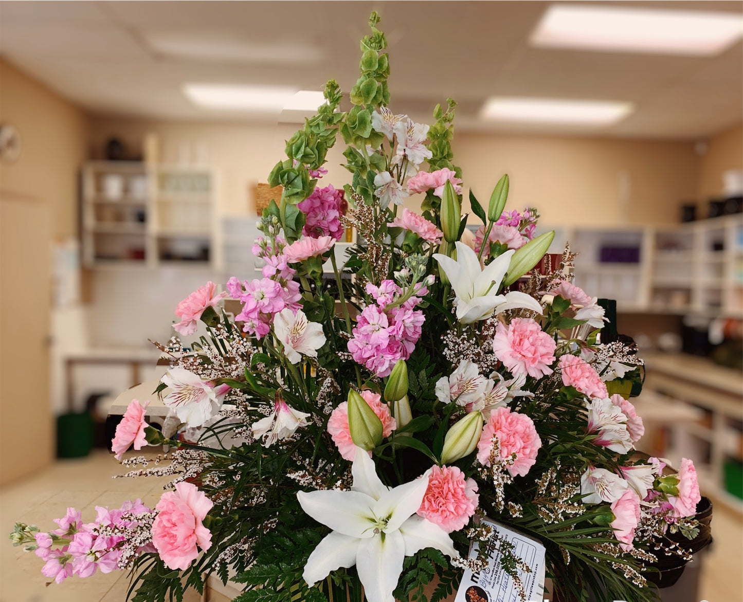 Colourful Memorial Arrangement