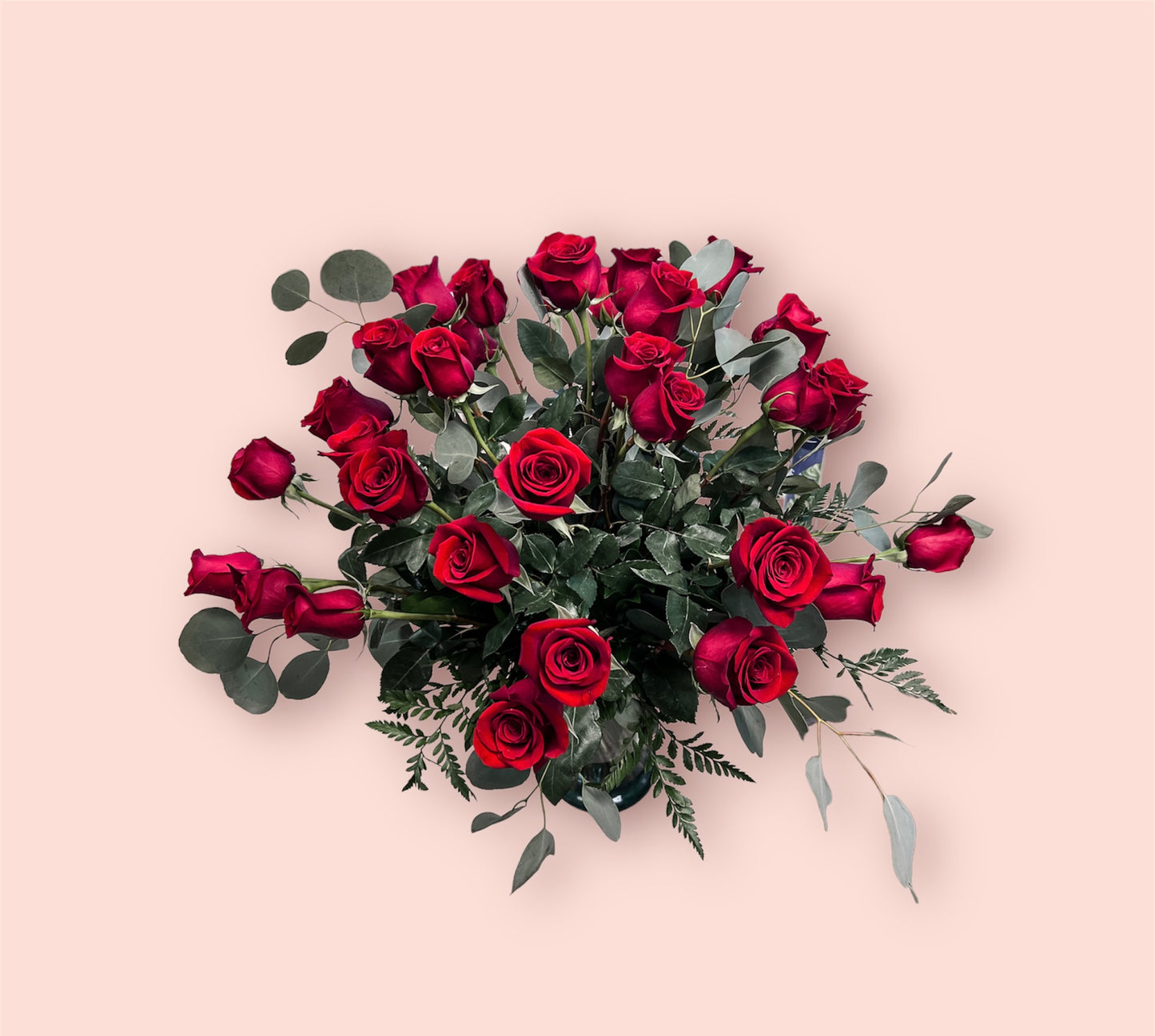 Eucalyptus Rose Vase