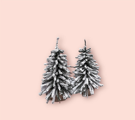 Flocked Christmas Tree