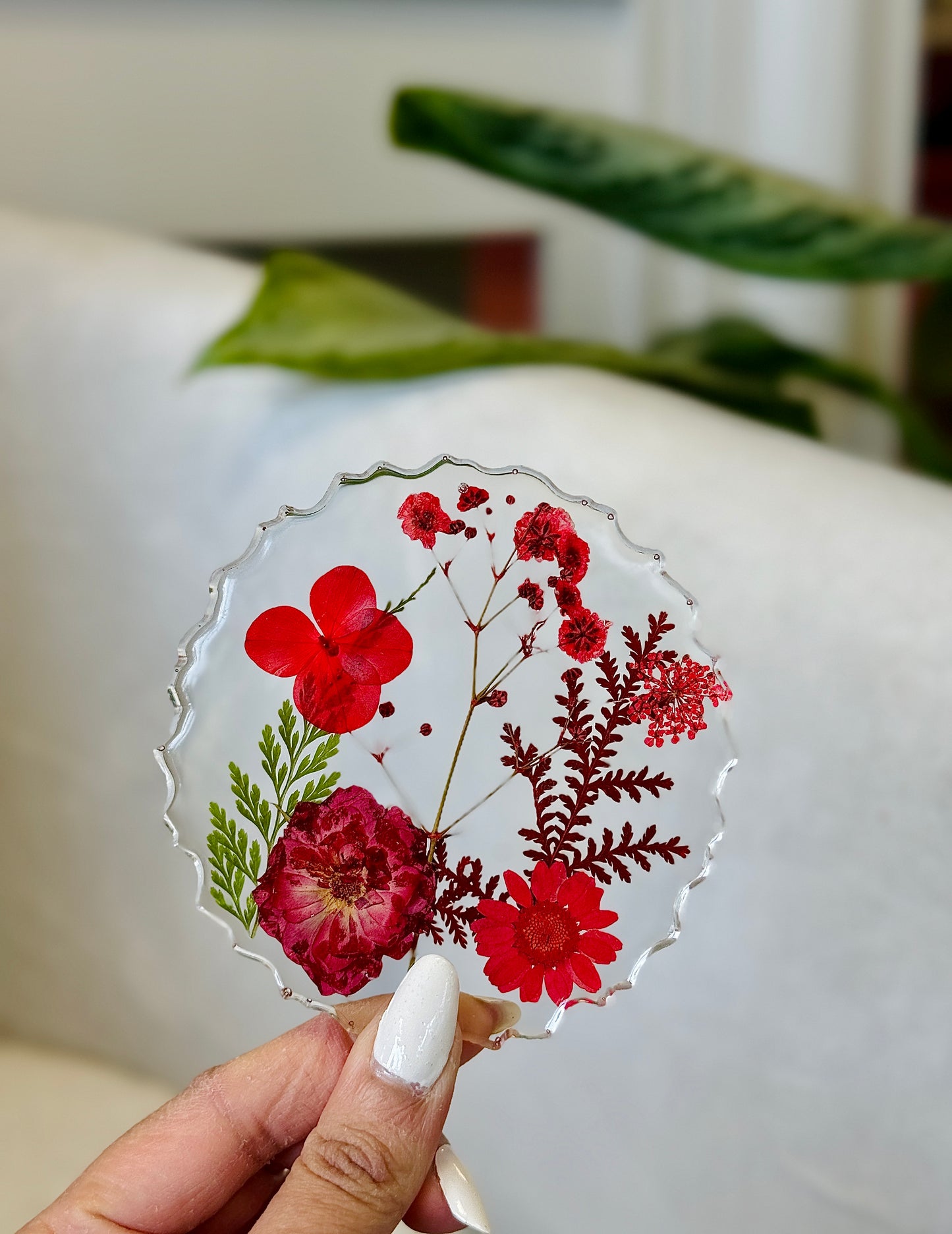 Floral Dream Resin Coasters