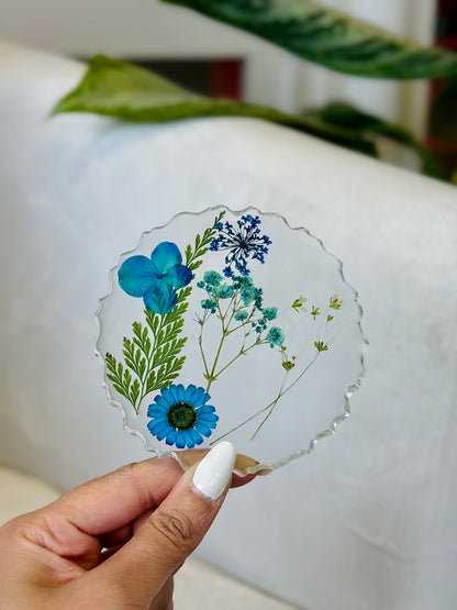 Floral Dream Resin Coasters