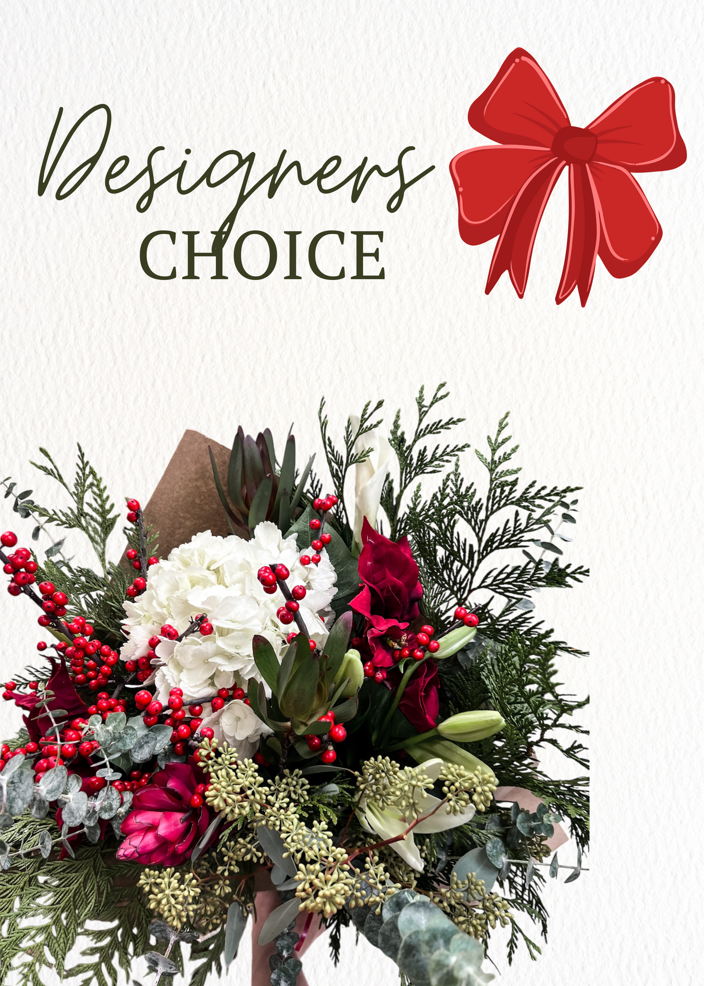 Macyks Christmas Cut Flower Bouquet