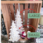 Holiday White Light Up Tree